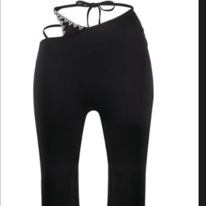 Assymetrical cropped leggings